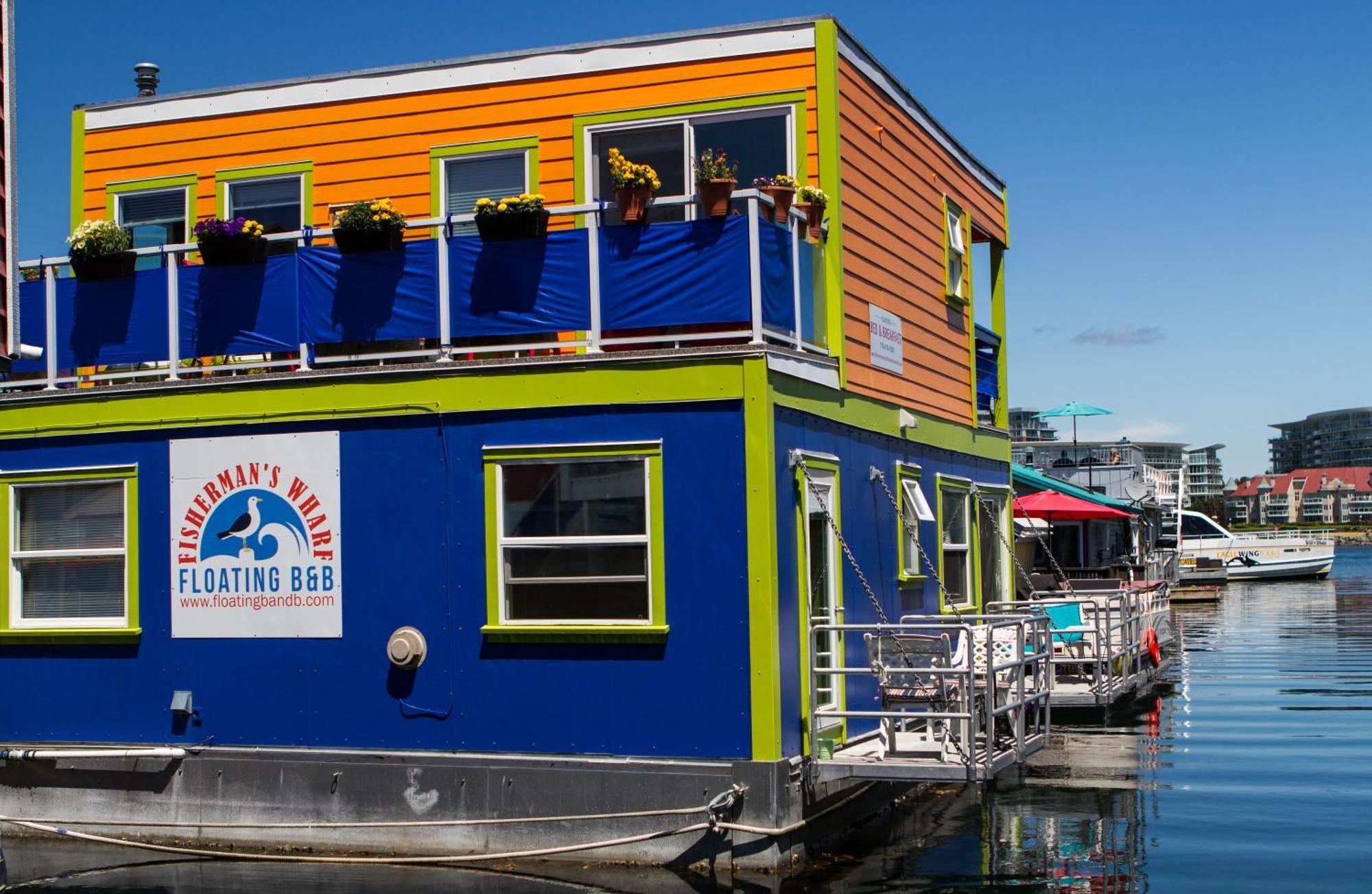 A Float Home B&B In Fisherman'S Wharf Victoria Esterno foto